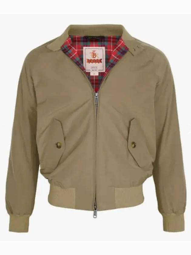 G9 Harrington Zip-Up Jacket Tan - BARACUTA - BALAAN 2