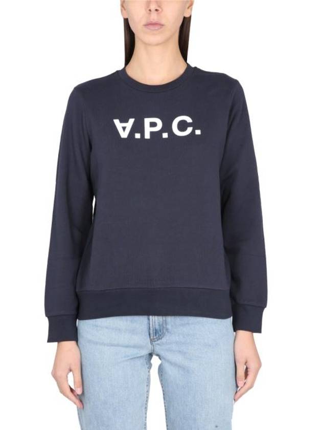 VPC Logo Sweatshirt Navy - A.P.C. - BALAAN 2