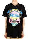 World Tour Cotton Oversized Short Sleeved T-Shirt Black - GIVENCHY - BALAAN 2