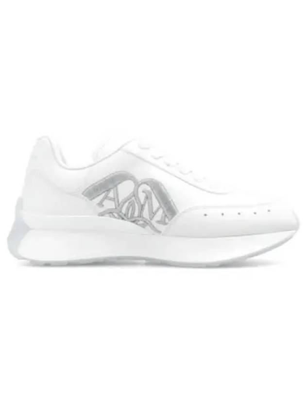 Sprint Runner Logo Low Top Sneakers White - ALEXANDER MCQUEEN - BALAAN 2