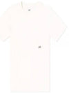 24/1 Jersey Garment Dyed Pocket Short Sleeve T-Shirt White - CP COMPANY - BALAAN 1