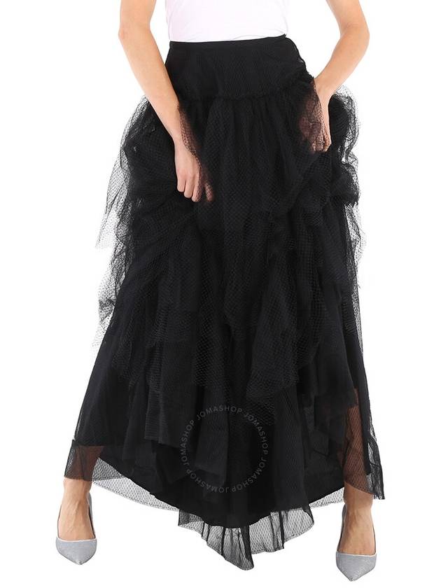 Burberry Ladies Black Tulle Tiered Skirt, Brand Size 6 (US Size 4) - BURBERRY - BALAAN 2