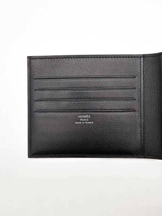 Citizen Twill Compact Card Wallet Noir - HERMES - BALAAN 4