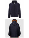 Etiache Rain Hooded Zip Up Blue - MONCLER - BALAAN 5