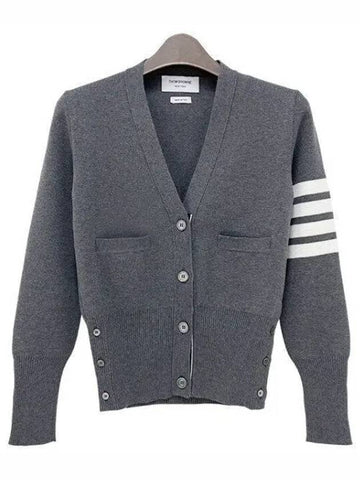 Milanese stitch diagonal armband 4 bar cardigan 1141474 - THOM BROWNE - BALAAN 1