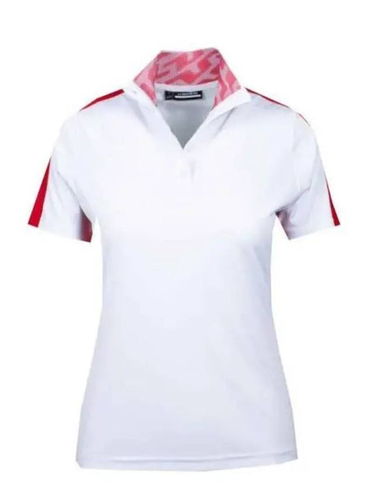 Women's Pip Polo Short Sleeve T-Shirt White - J.LINDEBERG - BALAAN 2