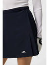 Women's SIERRA Pleated Skirt Navy - J.LINDEBERG - BALAAN 6