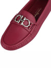 Berra Gancini Driving Shoes Red - SALVATORE FERRAGAMO - BALAAN 8