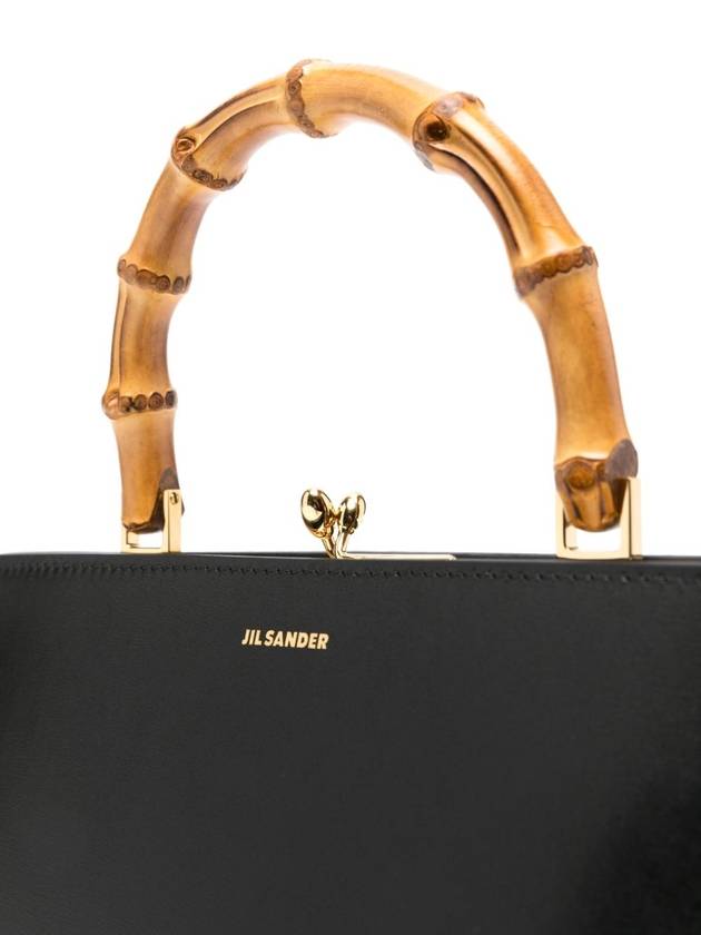 Goji Top Handle Tote Bag Black - JIL SANDER - BALAAN 6