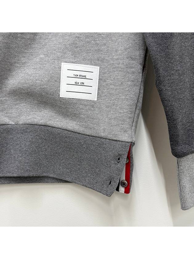 4 Bar Striped Knit Top Grey - THOM BROWNE - BALAAN 6