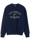 Track Club Crew Neck Sweatshirt TRACK CLUB CREWNECK NAVY WHITE - SPORTY & RICH - BALAAN 10