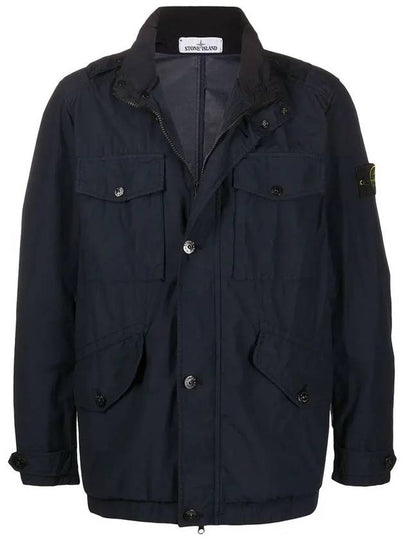 Light Pocket Zip Up Jacket Navy - STONE ISLAND - BALAAN 2