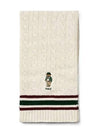 Bear Cable Knit Cricket Muffler Cream - POLO RALPH LAUREN - BALAAN 2