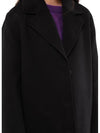 Wool Single Coat Black - ACNE STUDIOS - BALAAN 6