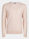 Men's Merino Wool Blend Crewneck Sweater Light Pink - G/FORE - BALAAN 2