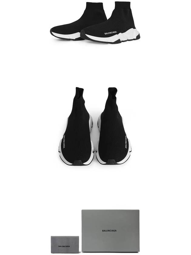 Speed Trainer High Top Sneakers Black - BALENCIAGA - BALAAN 4