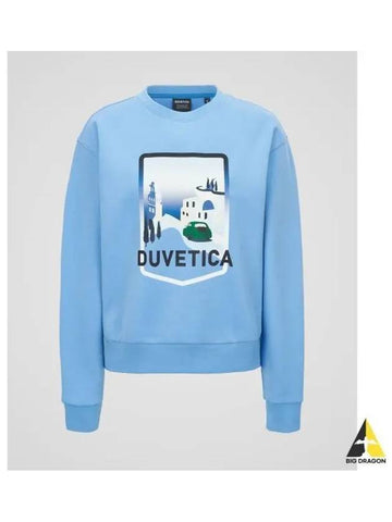 Points 5 Myrtos W Light Sky Blue Women s Sweatshirt - DUVETICA - BALAAN 1