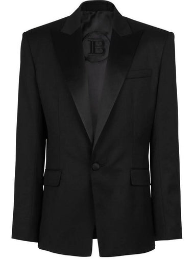 Men's Wool Tailored Jacket Black - BALMAIN - BALAAN 1