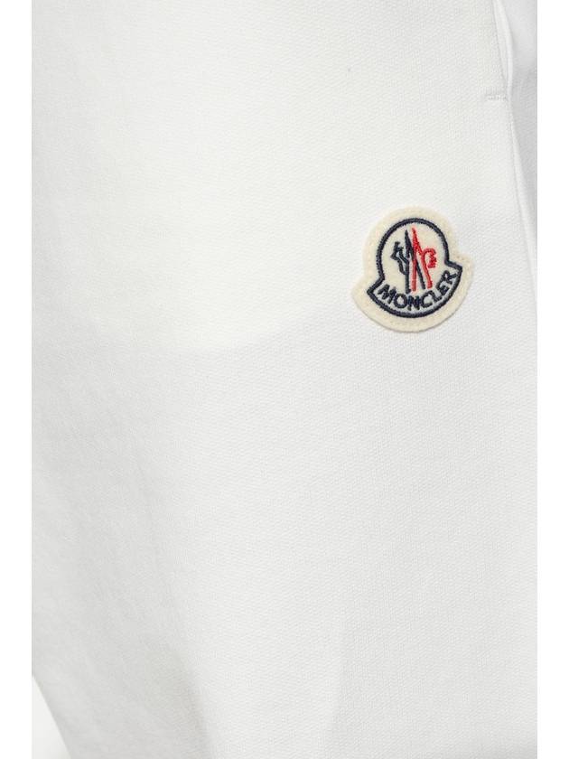 Logo Patch Track Pants White - MONCLER - BALAAN 6