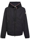 Mira Logo Windbreakers Black - MONCLER - BALAAN 6