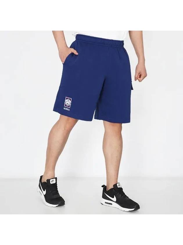 AS Korea NSW Club BB Cargo Shorts Blue - NIKE - BALAAN 2