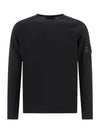 Shadow Project Crewneck Light Cotton Knit Top Black - STONE ISLAND - BALAAN 3