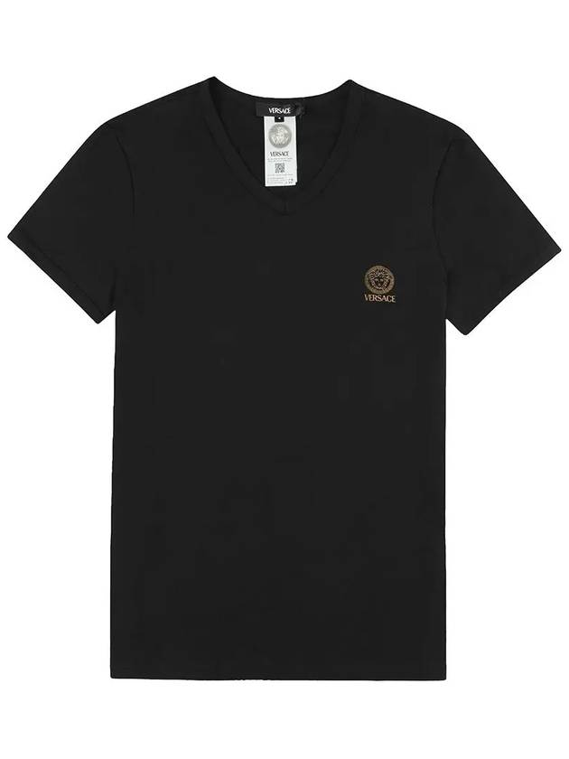 Medusa Head Short Sleeve T-Shirt Black - VERSACE - BALAAN 4