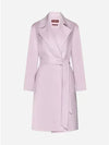 TOTEM virgin wool cashmere blend belted coat 016 Rosa pink 16011011 - MAX MARA - BALAAN 5