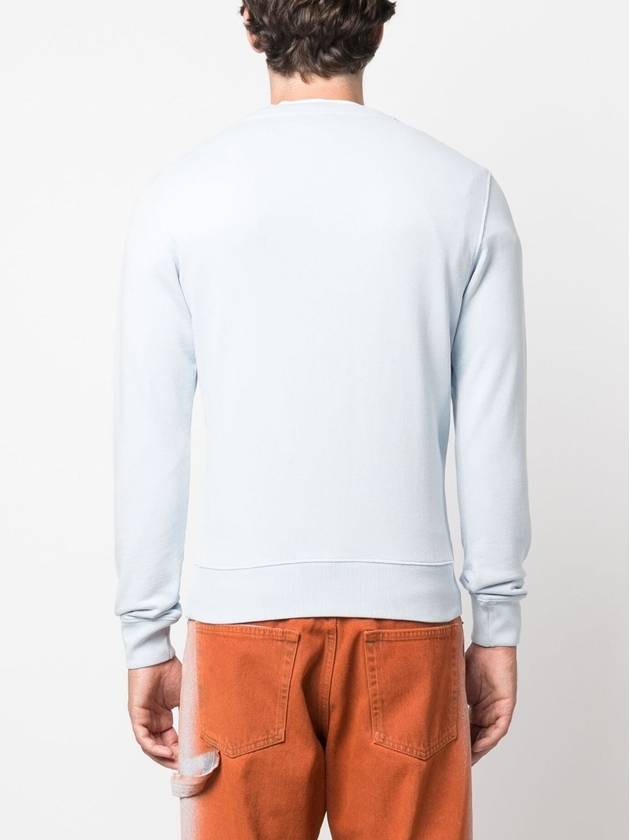 Chillax Patch Regular Sweatshirt Sky Blue - MAISON KITSUNE - BALAAN 6