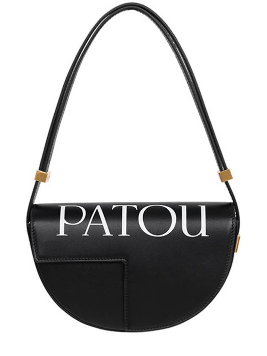 Patou Shoulder Bag BA0245000 900B BLACK WHITE - PATOU - BALAAN 2