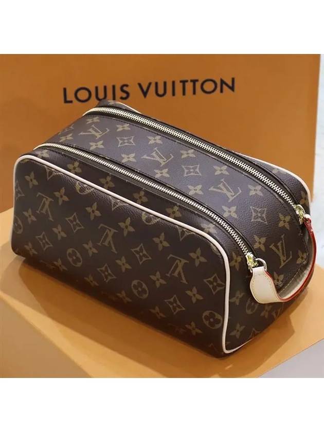 Dopp Kit Toilet Monogram Canvas Pouch Bag Brown - LOUIS VUITTON - BALAAN 2