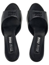 Patent Leather Sandals Hells Black - MIU MIU - BALAAN 7