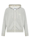 Star Logo Zip-Up Hoodie Melange Grey - GOLDEN GOOSE - BALAAN 2