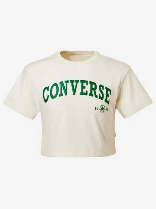 Retro Chuck Crop Tee EGRET - CONVERSE - BALAAN 1