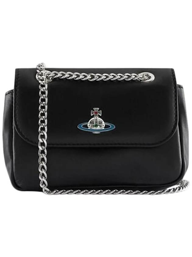 Nappa Chain Cross Bag Black - VIVIENNE WESTWOOD - BALAAN 2