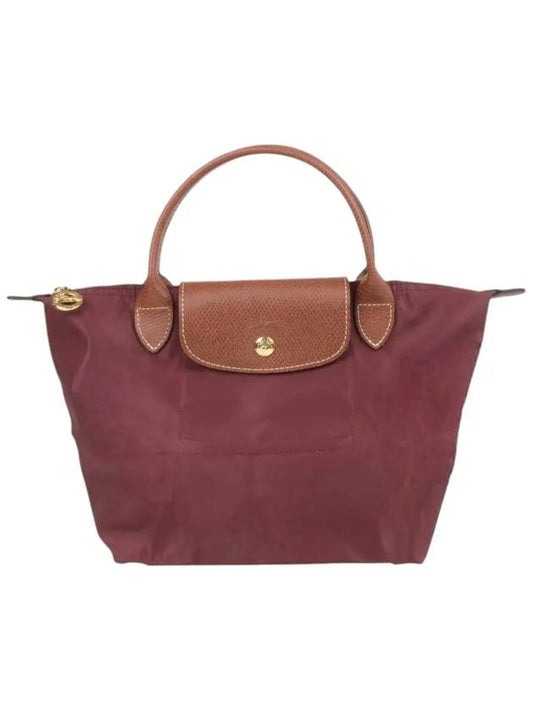 Le Pliage Original Small Tote Bag Burgundy - LONGCHAMP - BALAAN 2