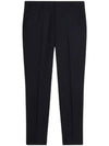 Virgin Wool Chino Straight Pants Black - AMI - BALAAN 2