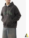 Hooded Sweatshirt OMBB085S24FLE020 1055 - OFF WHITE - BALAAN 2