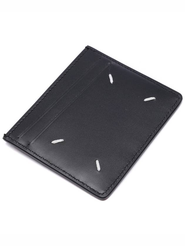 Stitch Diagonal Card Wallet Black - MAISON MARGIELA - BALAAN 6