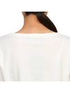 Leida Cotton Long Sleeve T-Shirt White - MAX MARA - BALAAN 8