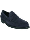 Mocassino Classic Suede Loafers Black - TOD'S - BALAAN 4