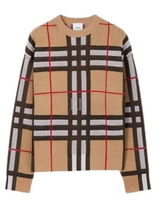 Vintage Check Crewneck Sweatshirt Archive Beige - BURBERRY - BALAAN 2