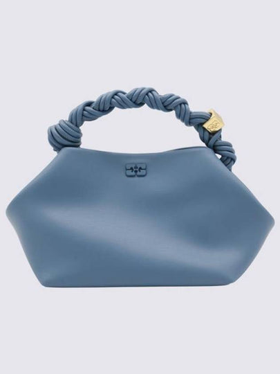 Leather Bou Cross Bag Light Blue - GANNI - BALAAN 2