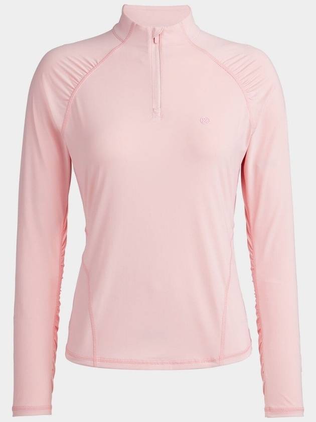 GFORE Gpore Women s Silky Nylon Quarter Zip Polo Long Sleeve T Shirt - J.LINDEBERG - BALAAN 3