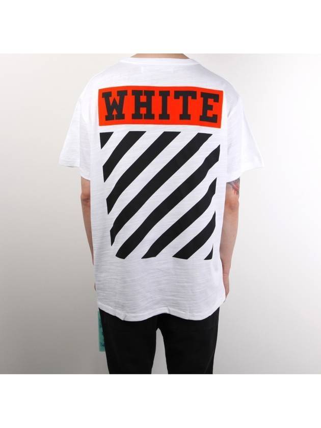 Orange Box Logo Short Sleeve T-Shirt White - OFF WHITE - BALAAN 2