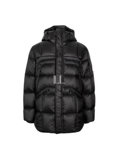 D.D. Shell Hooded Long Down Padding Black - CP COMPANY - BALAAN 2