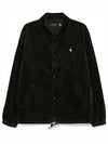 Corduroy Shirt Jacket Black - POLO RALPH LAUREN - BALAAN 2