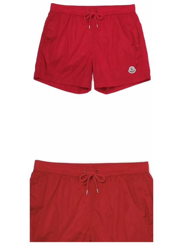 Logo Nylon Swim Shorts Red - MONCLER - BALAAN 5