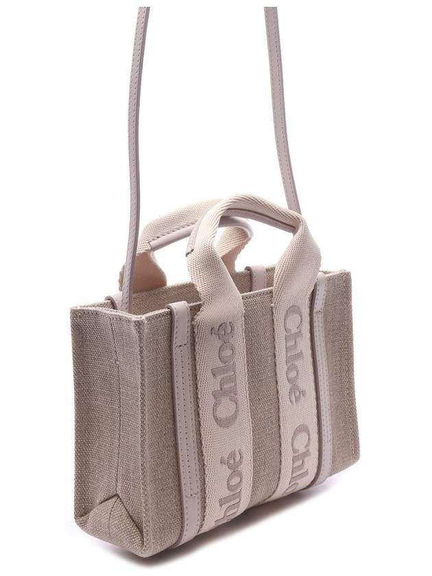 Woody Mini Tote Bag Beige - CHLOE - BALAAN 4