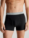 Waist Logo Briefs 3 Pack Black - CALVIN KLEIN - BALAAN 3